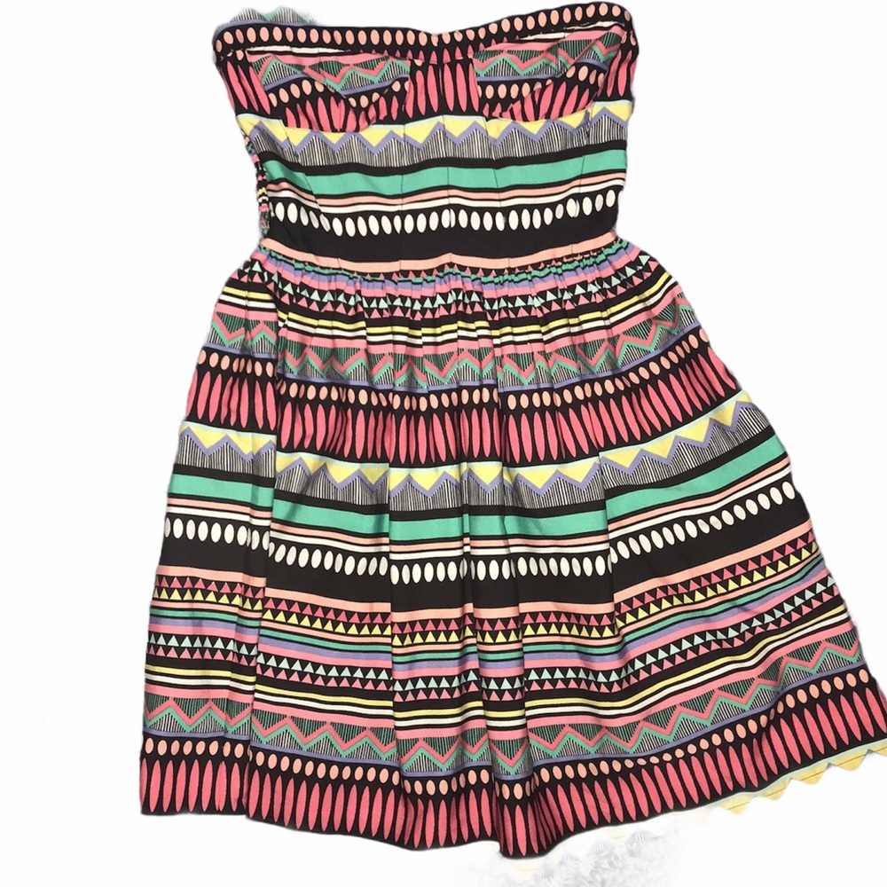 Delia’s strapless dress
